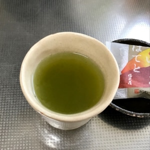 1人分‎の美味しい緑茶の淹れ方withみかん